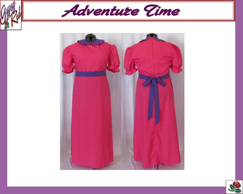 Adventuretime Cosplay Adult Women's Custom Fit 16 18 20 22 24 26 Plus Size Princess Bubblegum Costume