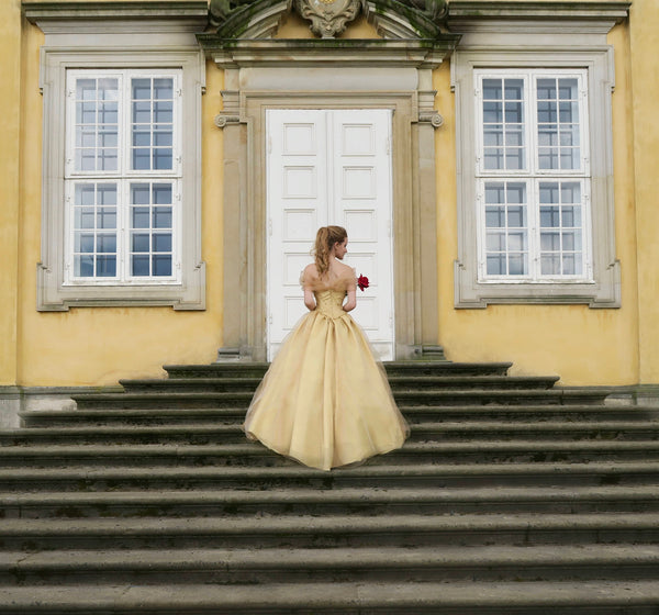 Beauty and the Beast Costume Ball Dress Princess Belle Gown