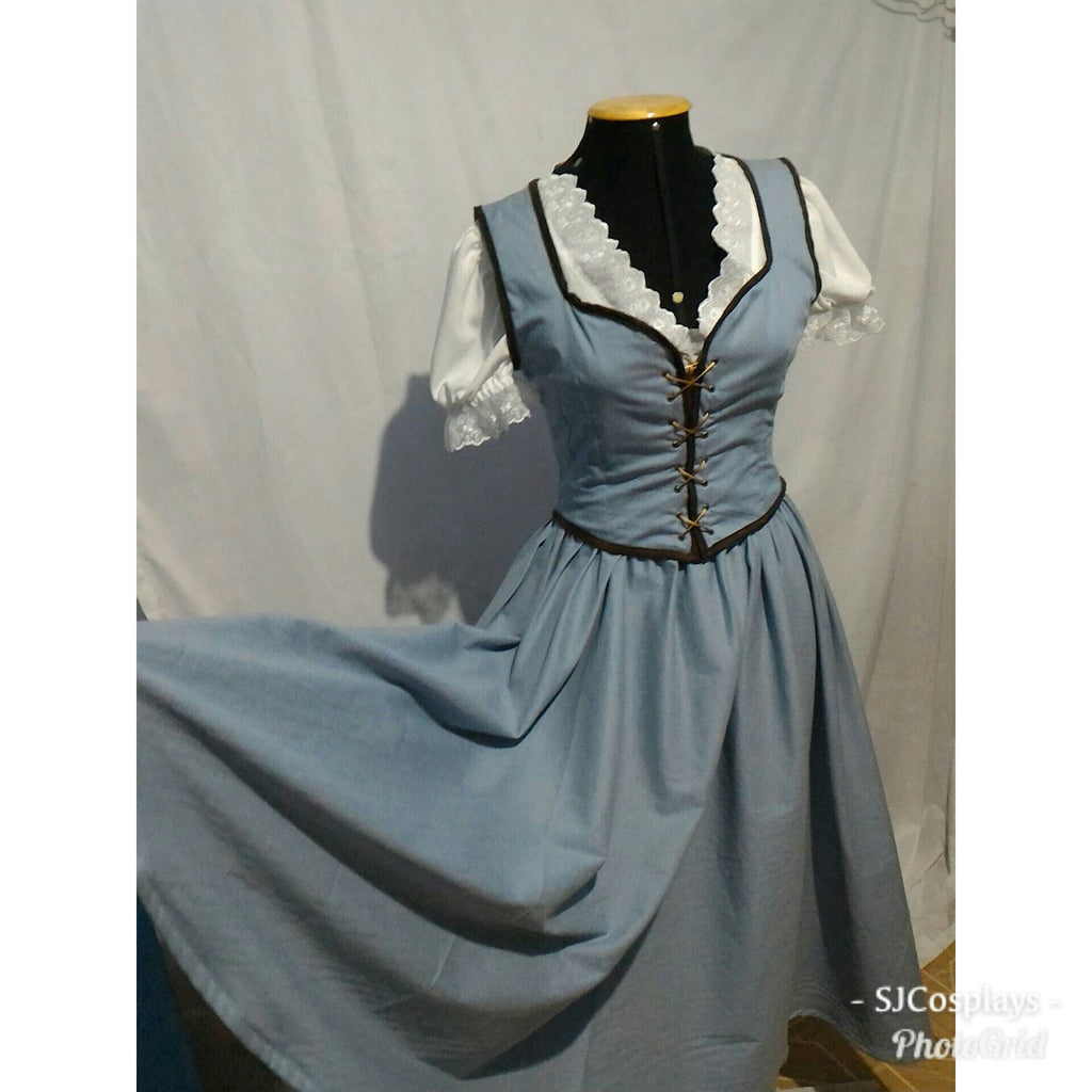 princess belle blue dress costume Disguise Belle Blue Dress Tween Costume