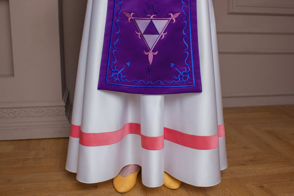 Convent Costume for Women Video Game Convent Cosplay Female Dress Cosplay Princess Dress Hilda Cosplay Tunic Apron Costume Legend of Zelda