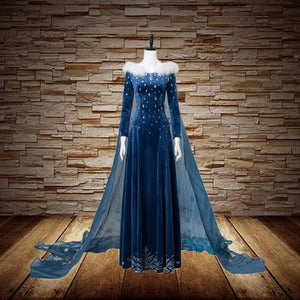 Princess Elsa Dress Adult Frozen Elsa Costume Halloween Cosplay