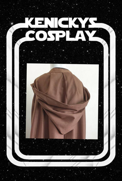 Heavy duty robe star wars cosplayers hand made in all sizes and various colours available Quality jedi robe melton mixed wool fabric