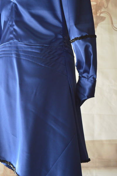 Fantastic Beasts Blue Dress Vintage 1920s Movie dress Flapper dress Inspired by Queenie Goldstein dress cosplay costume