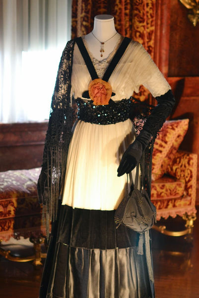 Delightful Dress Valencienne Lace Belle Epoque Edwardian Dress ROSE DEWITT BUKATER elevator dress titanic elevator dress