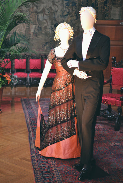 Dinner Dress Belle Epoque Edwardian Dress ROSE DEWITT BUKATER Dress Titanic Dinner Dress