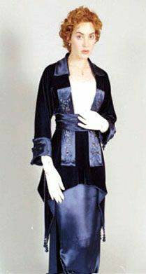 Velvet dress Titanic dress Valencienne Lace Belle Epoque Edwardian Dress ROSE DEWITT BUKATER flying dress Delightful Dress