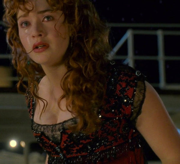 Delightful Dress pearls dress Titanic dress Valencienne Lace Belle Epoque Edwardian Dress ROSE DEWITT BUKATER jump dress