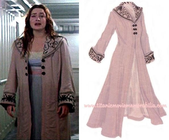 Delightful Dress pink wool coat Belle Epoque Edwardian Dress ROSE DEWITT BUKATER coat Titanic Swim coat titanic pink