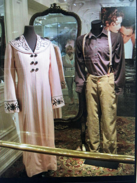 Delightful Dress pink wool coat Belle Epoque Edwardian Dress ROSE DEWITT BUKATER coat Titanic Swim coat titanic pink