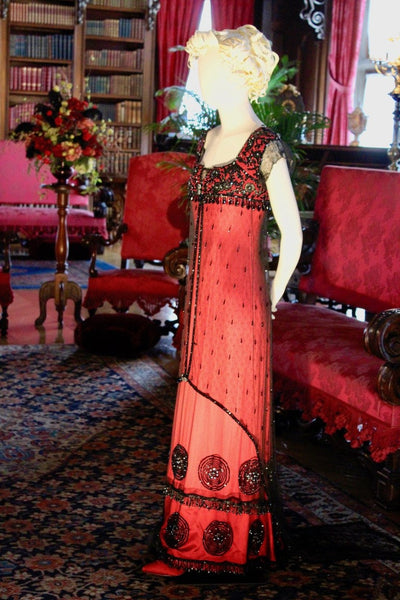 Delightful Dress pearls dress Titanic dress Valencienne Lace Belle Epoque Edwardian Dress ROSE DEWITT BUKATER jump dress