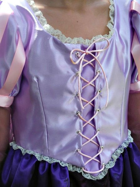 Once Upon a Time Dress Up Gown for Girls Rapunzel Princess Costume