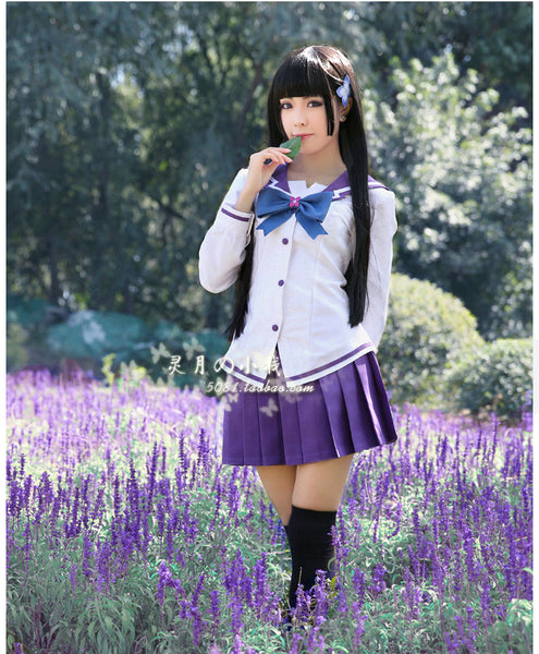 Girls School Uniform Headwear hairpin Hair Accessories Wig Outfit Rea Sanka Cosplay Costume