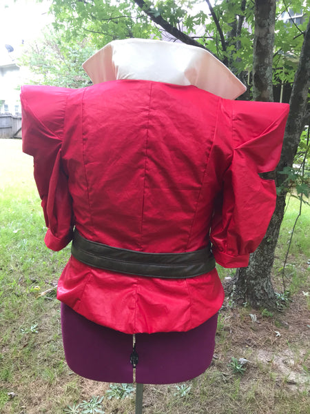 Inspired by Power Princess Adult Custom Red Jacket or Coat and Belt