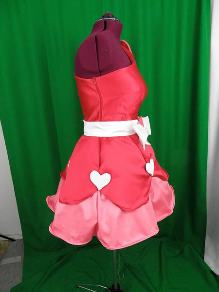 Inspired Princess Cosplay Costume Adult Dress Red and Pink Star Butterfly