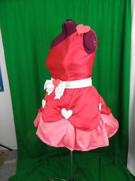 Inspired Princess Cosplay Costume Adult Dress Red and Pink Star Butterfly