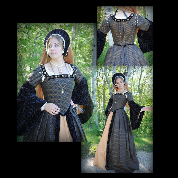 With 7 pieces by MattiOnline on Etsy CUSTOM Renaissance Court Tudor dress costume