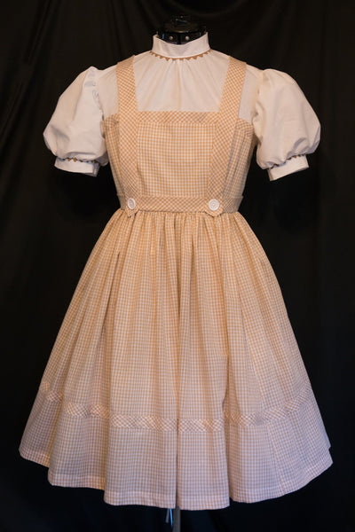 Custom Costume Dress Cosplay ADULT Size AUTHENTIC Reproduction SEPIA Dorothy