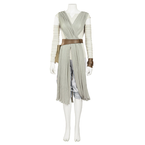 Rey Cosplay Costume Suit Halloween Costume for Women Star Wars 9 The Rise of Skywalker