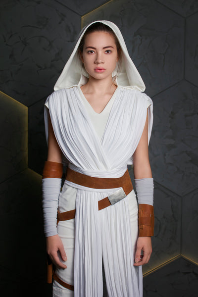 Jedi master rebels legion power of the force resistance alliance light side undershirt Rey Skywalker Cosplay costume from Star Saga