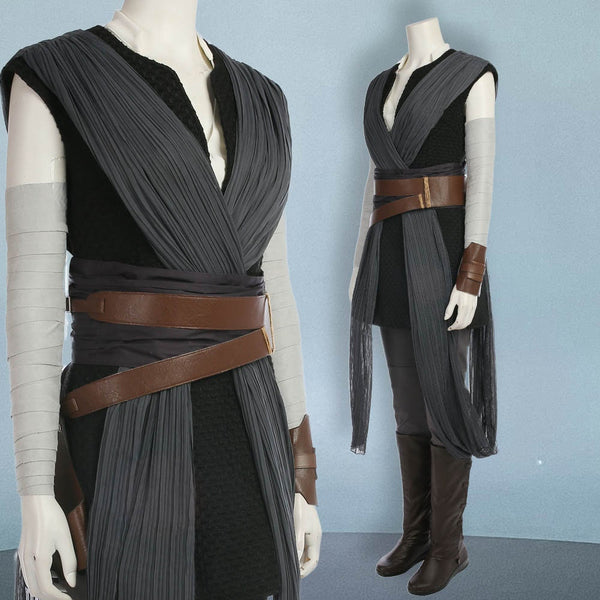 Costume Cosplay Suit Star Wars Episode VIII Halloween Cosplay Party Suit Rey Star Wars 8 The Last Jedi Rey Skywalker