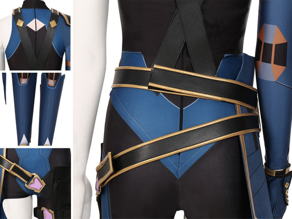 Valorant Agent Halloween suit Reyna Valorant Costume Cosplay Suit