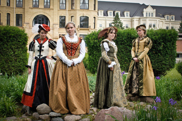 4 pieces include 2 skirts jacket and hat CUSTOM Tudor Court Renaissance High Collared Riding Dress Outfit Costume