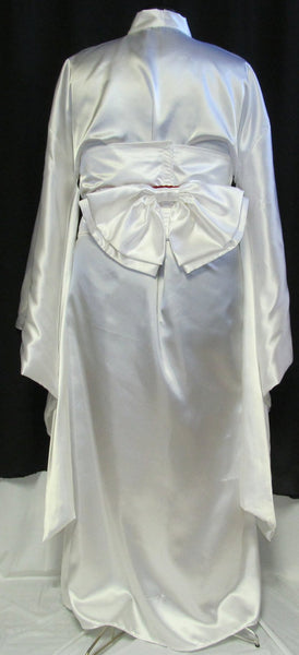 Costume Cosplay Adult Women's Custom Fit 16 18 20 22 24 Plus Size Sae Kurosawa Fatal Frame 2 White Satin Kimono