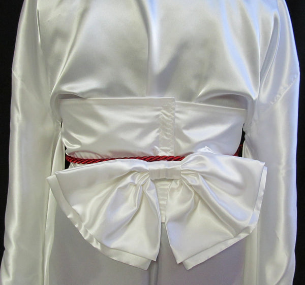 Costume Cosplay Adult Women's Custom Fit 16 18 20 22 24 Plus Size Sae Kurosawa Fatal Frame 2 White Satin Kimono