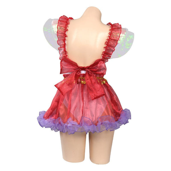 Cosplay Anime Sexy Halloween Costume Sailor Mars Inspired Outfit Rave Wear