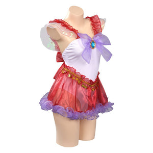 Cosplay Anime Sexy Halloween Costume Sailor Mars Inspired Outfit Rave Wear