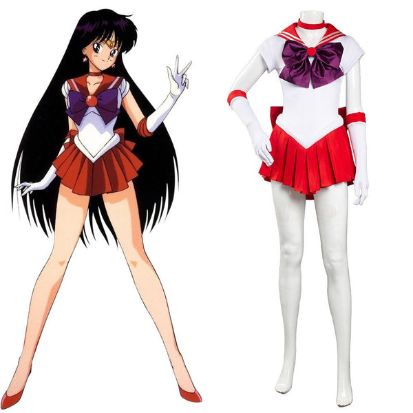 Hino Rei Cosplay Costume Sailor Moon