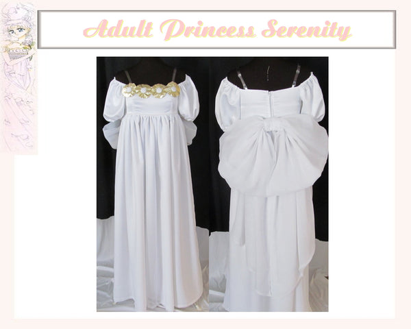 Costume Cosplay Adult Women's Size 4 6 8 10 12 14 Sailor Moon Princess Neo Queen Serenity Serena