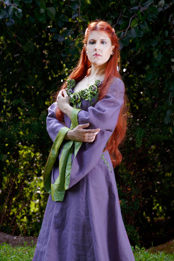 sansa purple dress Dressing Game of Thrones: The Telling Story in Sansa Stark's Fashion The Fashion Studies Journal