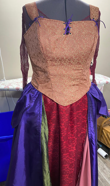 Cosplay Costume Hocus Pocus Corset-Sarah Sanderson