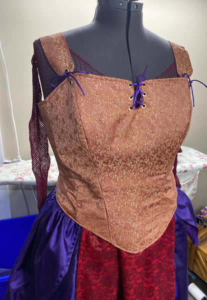 Cosplay Costume Hocus Pocus Corset-Sarah Sanderson