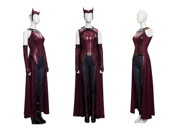 Outfit Wanda Maximoff Halloween Outfit Scarlet Witch Wander Vision Cosplay Costume