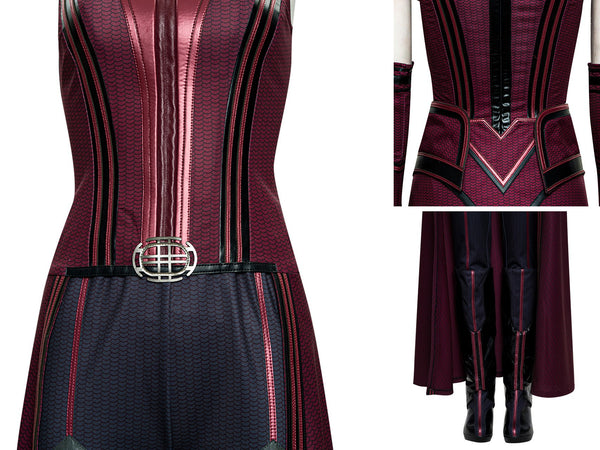 Outfit Wanda Maximoff Halloween Outfit Scarlet Witch Wander Vision Cosplay Costume
