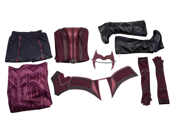 Outfit Wanda Maximoff Halloween Outfit Scarlet Witch Wander Vision Cosplay Costume