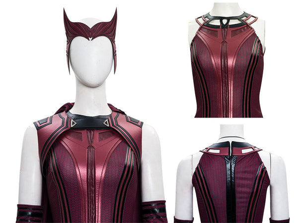 Outfit Wanda Maximoff Halloween Outfit Scarlet Witch Wander Vision Cosplay Costume
