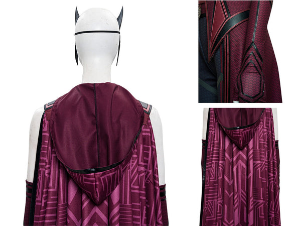 Outfit Wanda Maximoff Halloween Outfit Scarlet Witch Wander Vision Cosplay Costume