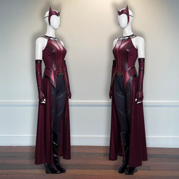 Outfit Wanda Maximoff Halloween Outfit Scarlet Witch Wander Vision Cosplay Costume