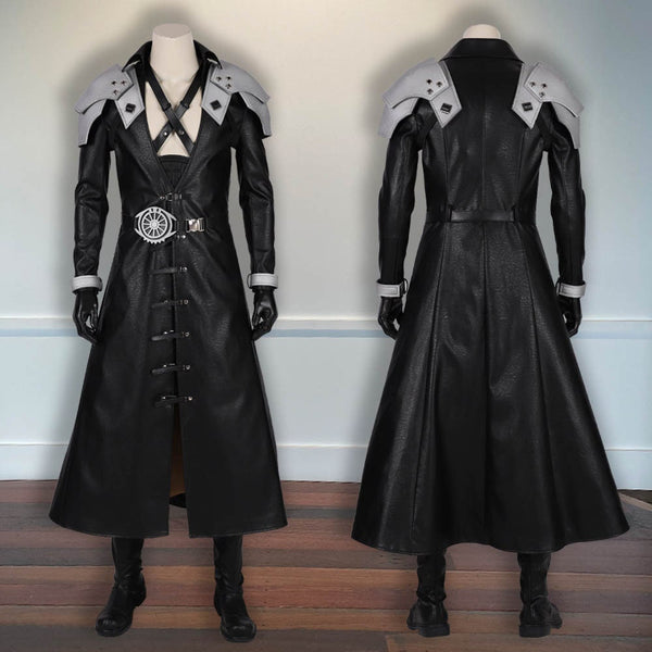 Final Fantasy VII Remake FF7 Halloween Outfit Sephiroth Cosplay Costume Outfit