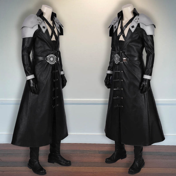 Final Fantasy VII Remake FF7 Halloween Outfit Sephiroth Cosplay Costume Outfit