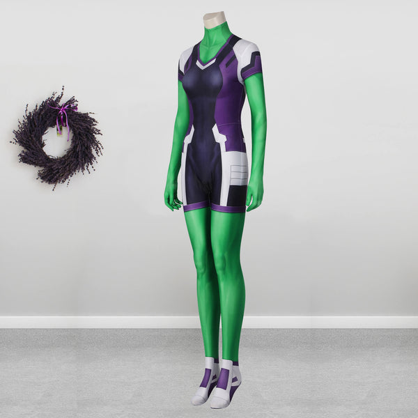 Attorney at Law She Hulk Costume Cosplay Jumpsuit Hallowen Bodyuit Outfit She Hulk