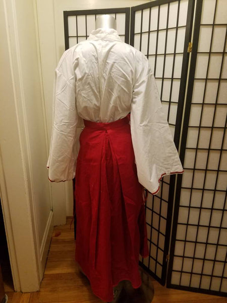 Miko Shrine Maiden Kimono and Hakama pants
