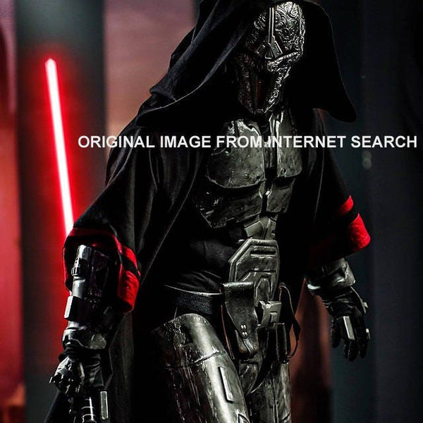 MADE TO ORDER star wars costume cosplay Sith Acolyte Hooded Robe replica