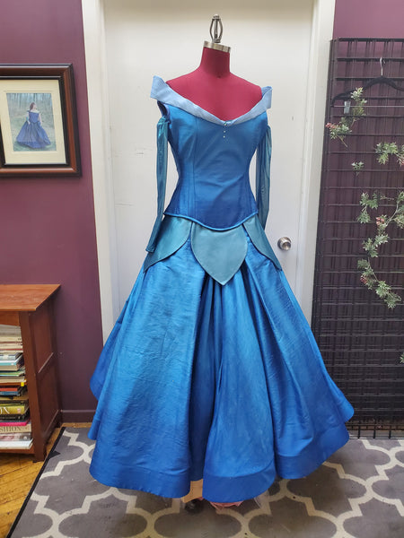 Cosplay Masquerade Fairytale Wedding Gown Ready to Ship Medium SAMPLE Sleeping BeautyPrincess Aurora Dress