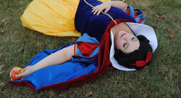 Adult Costume Gown Dress Cosplay Snow White Princess