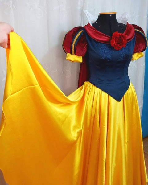 Adult Dress princess Custome Snow White cosplay costume