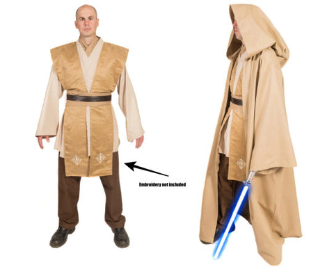 BECOME your own JEDI Custom Star Wars Costume Adult Obi Wan Star Wars Cosplay Costume Set Star Wars Costume Star Wars Tunic Robe